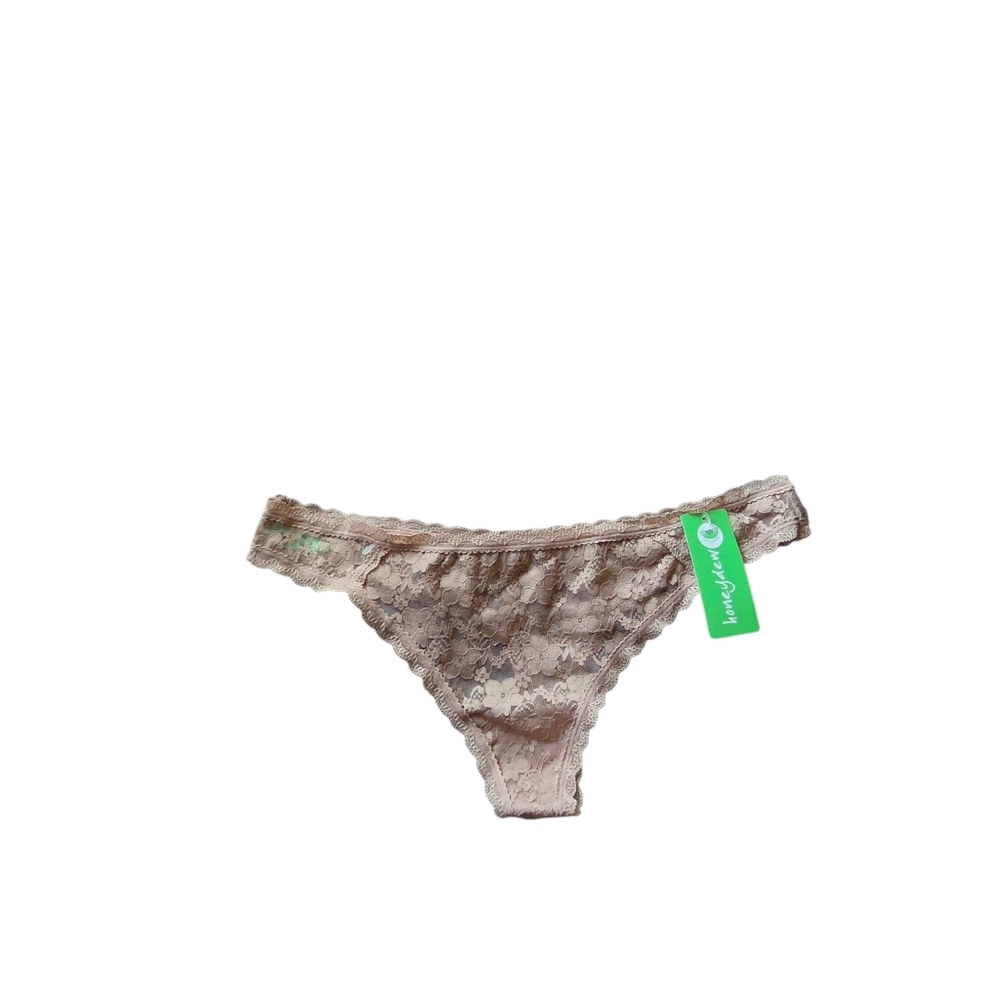 honeydew intimates lace thong size large nwt